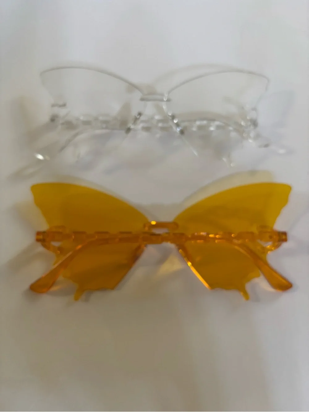 Butterfly Frame Yellow Women’s Sunglasses